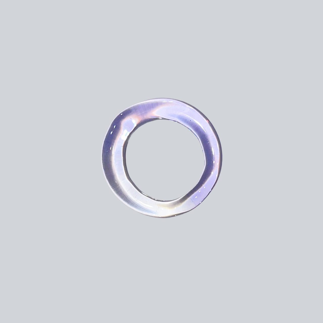 Dewdrop Lilac Glass Ring